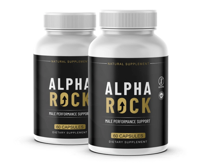 Alpha Rock Men's Vitality Supplement Bottle